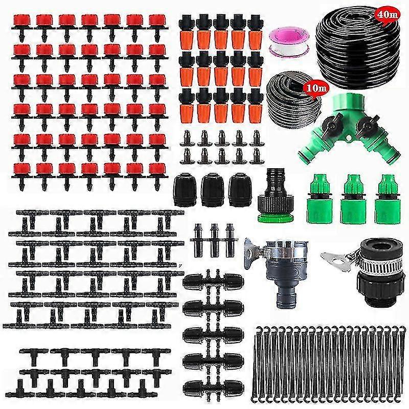 40m+10m Drip Irrigation Kit, Adjustable Irrigation Kit, Irrigation System, Micro Irrigation Kit For Automatic Irrigation System Installed In Garden Gr