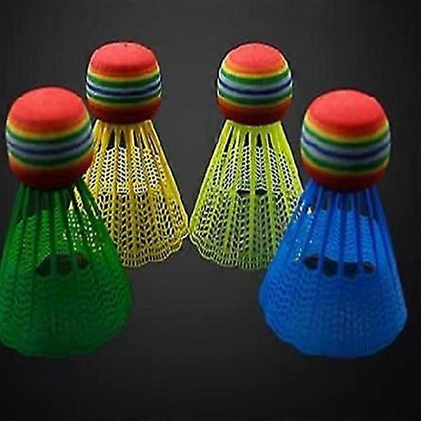 10-Pack Nylon Badminton Shuttlecocks: Stable, Durable and Feather-Friendly