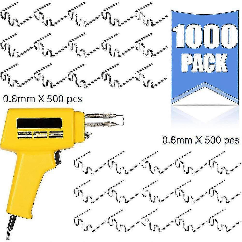 1000pcs Plastic Welder Repair Wave Staples For Welding Tool Kit