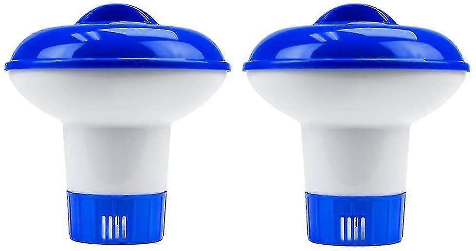 2PCS بركة البروم موزع حمام سباحة سبا موزع عائم لحمامات السباحة الداخلية والخارجية