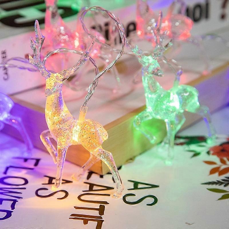 Christmas Elk String Lights, Spec: 6m 40 LEDs USB Power