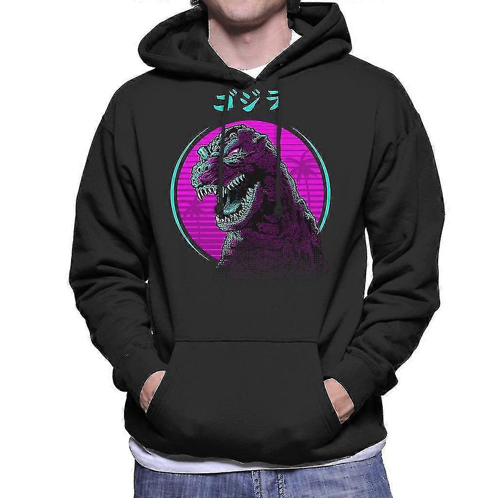 Retro Face Herren Kapuzensweatshirt