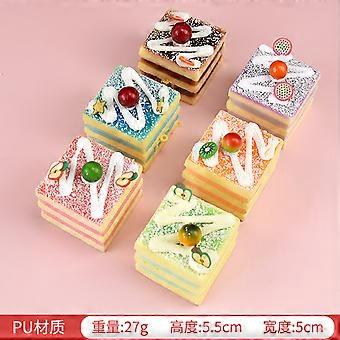 JWL 6 Teile / Set Simulation Obst Sahnetorte Knstliches Brot Geflschter  Kuchen Heimdekoration Display Hochzeit Ses Dekor Kinder Lustiges  Spielzeug | Fruugo DE