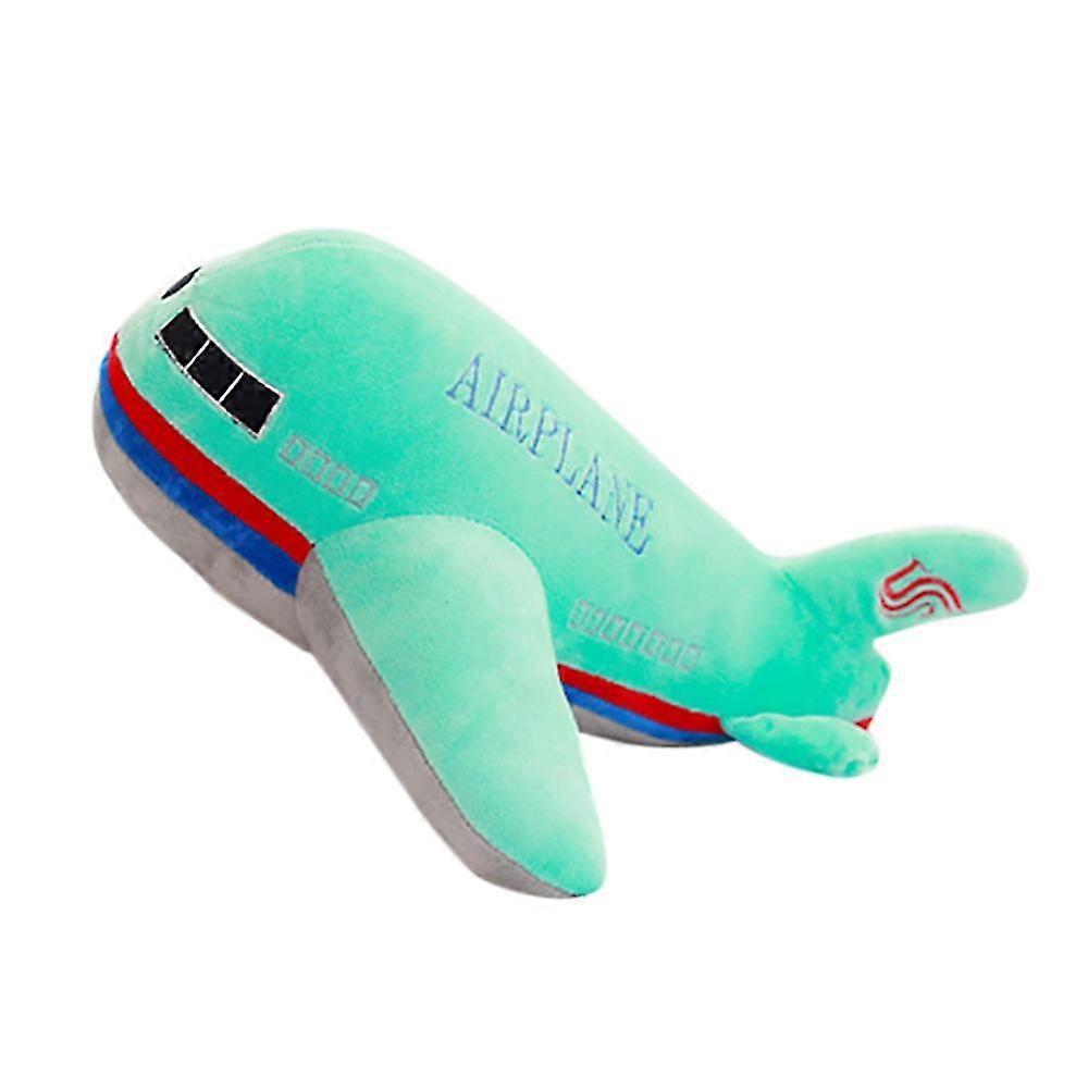 New 40cm Large Size Simulation Airplane Plush Toys Kids Sleeping Back Cushion Soft Aircraft Stuffed