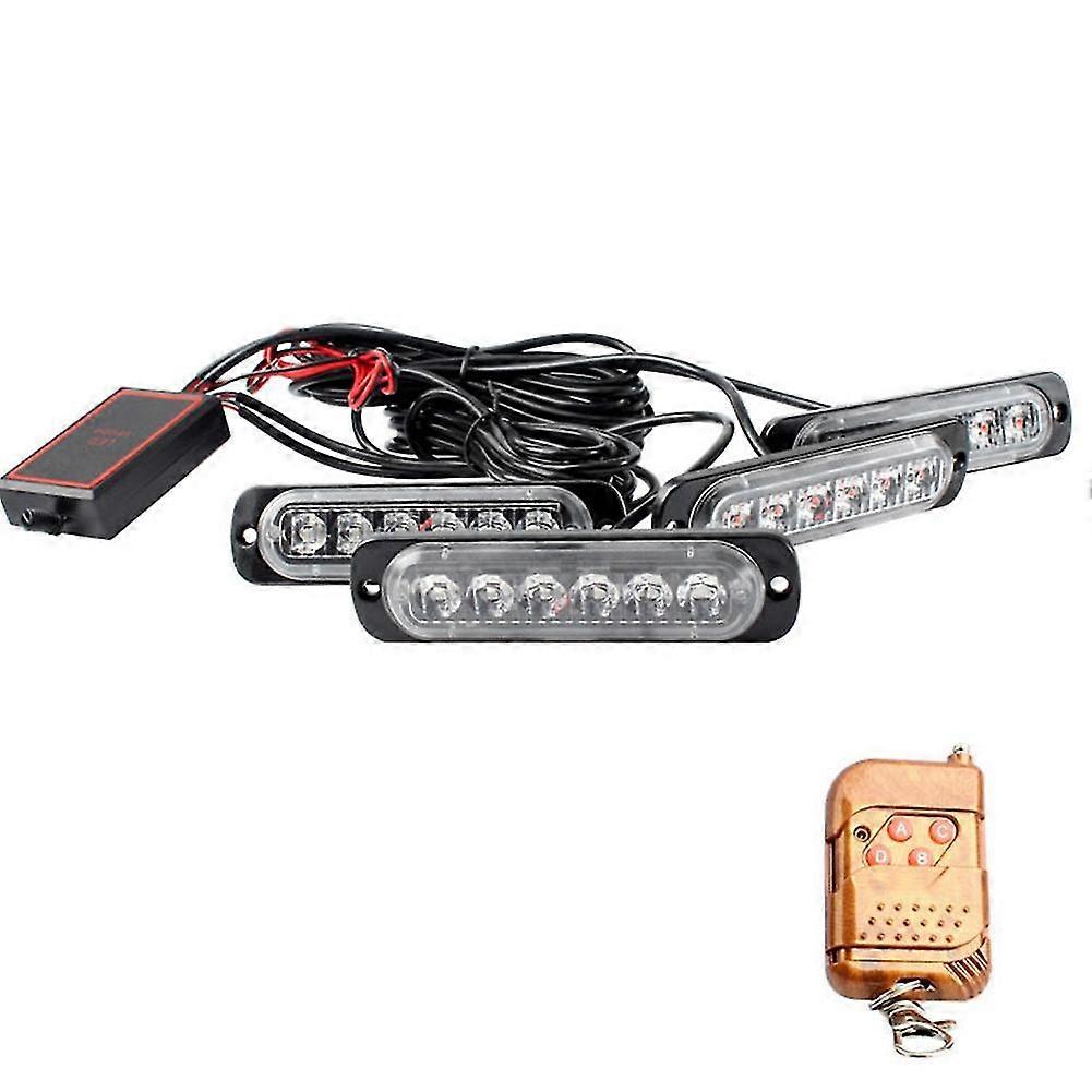 Led Strobe Wireless Lights Stroboscopes 24led Strobe Light Car 12v Trailer Lights Truck Strobe Lamp