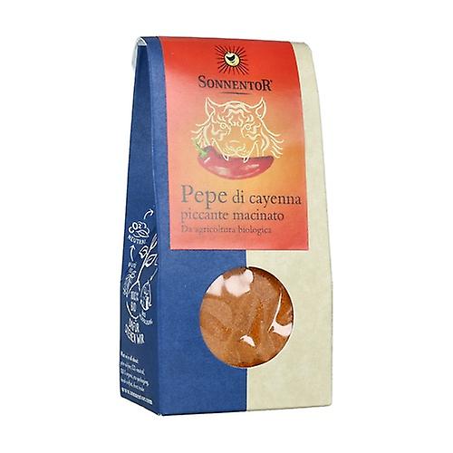 Ground spicy cayenne pepper 40 g of powder