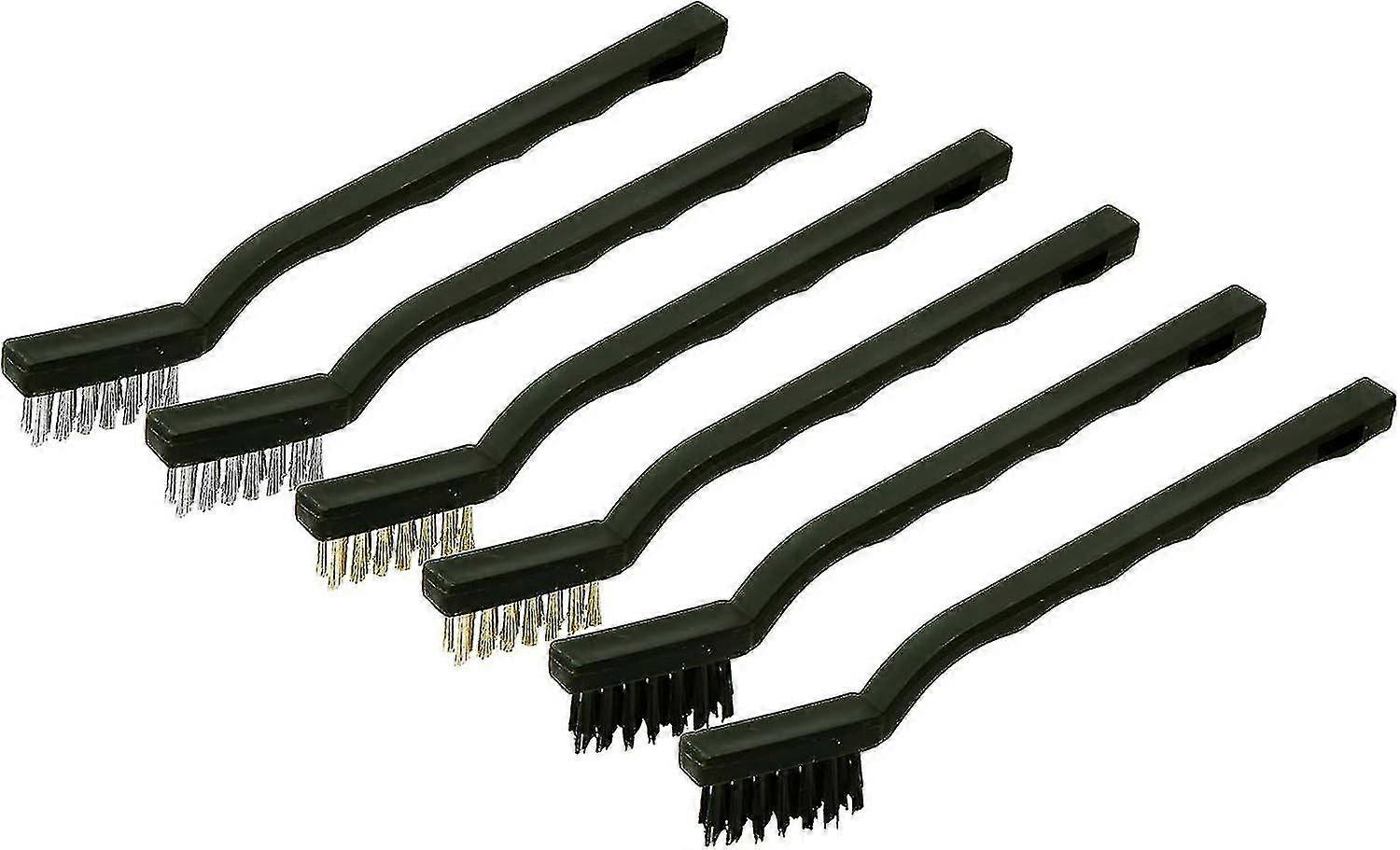 Wire Brush Set(black)(6 Pc )