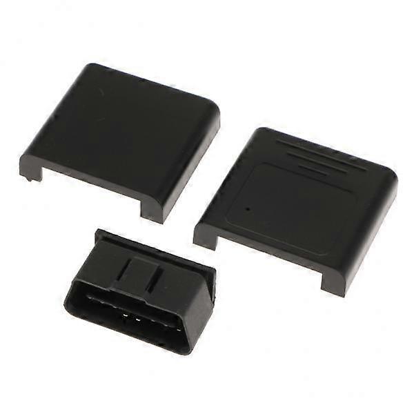 2x16 Pin Male Shell Diagnostic Adaptor Connector Plug Cable OBD2 Scan Tools