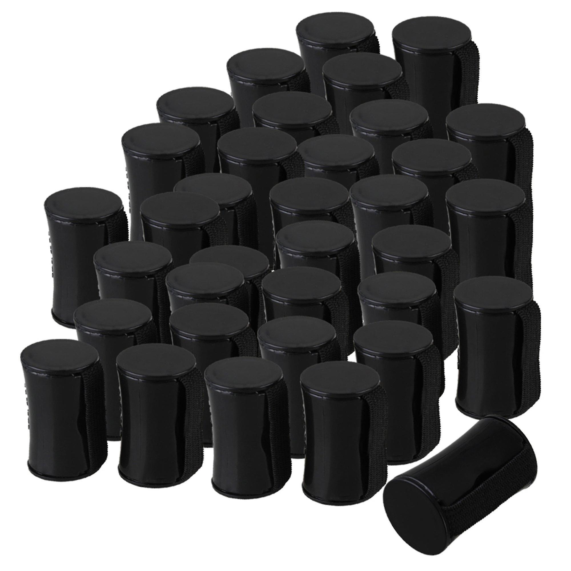 Gitárszerelvények részei Black Finger Shot ritmus homokrázó gyűrű ukulele gitárkészlethez 100 db