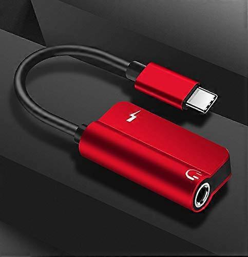USB-C-auf-3,5-mm-Adapter, 2-in-1-Aux-USB-Typ-C-Kopfhörer-Audio-Adapteranschluss