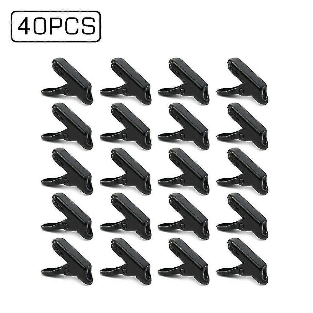 EVAGO 20/40pcs Outdoor Camping Canopies Tent Awning Clamp Tarp Clips Set