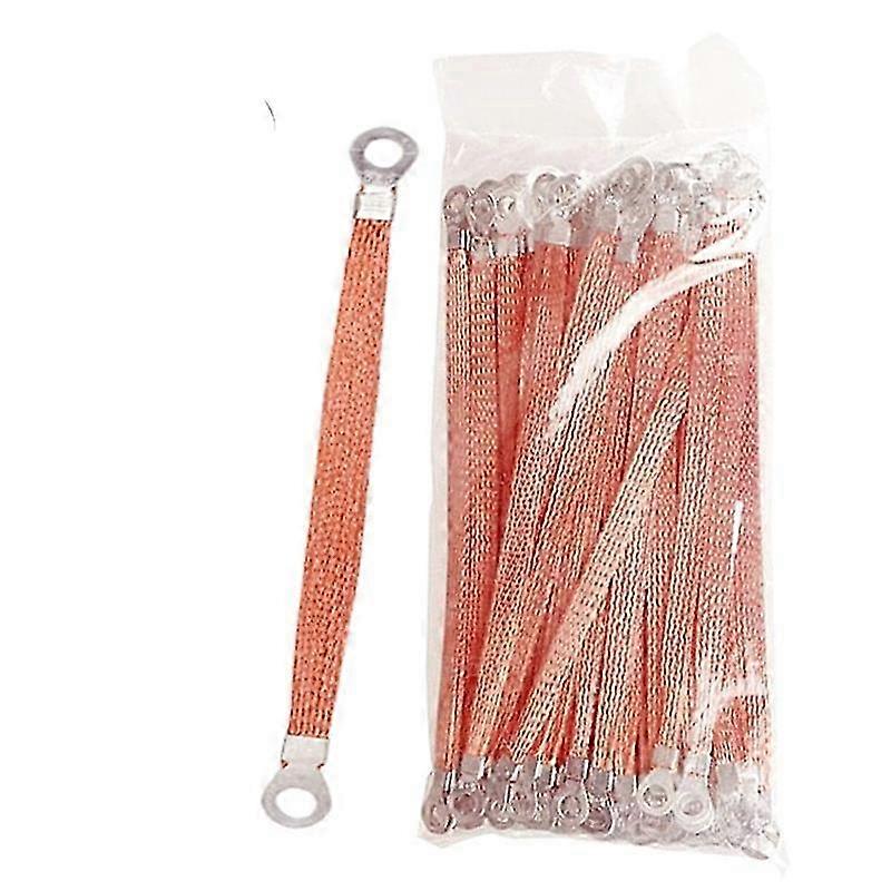 20pcs Span cable / bridge connection ground wire copper braid Pure copper 6square 300mm