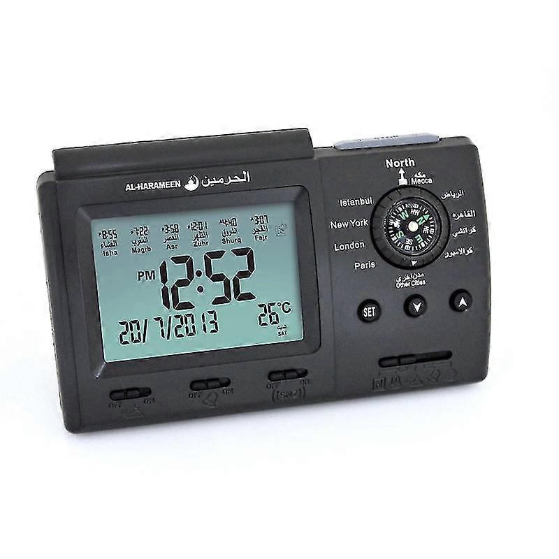 Automatic Digital Clock Islamic Azan Muslim Prayer Alarm Azan Clock for Desktop Table Clock Home Decorations