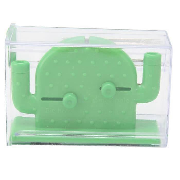 Double Head Cactus Needle Threader Double Head Needle Threader with 10 Sewing Needles 2 Needles