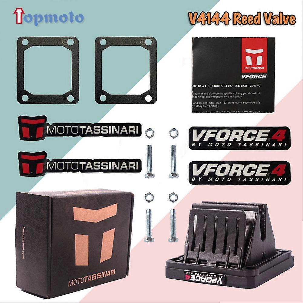 Βαλβίδα καλαμιών μοτοσικλετών Vforce 4 V4144 V-Force 4 Για Yamaha YFZ350 YFZ 350 RX135 RXZ135 RXZ Z125 και Banshee 350 RD350 V Force