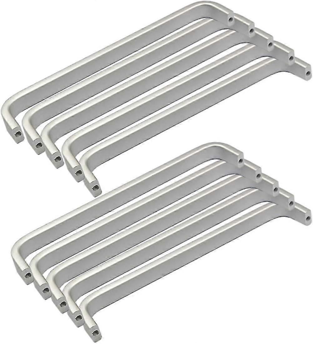 10x Knobs Aluminum Alloy Kitchen Cabinet Cupboard Drawer Handles Pull Handle 128mm
