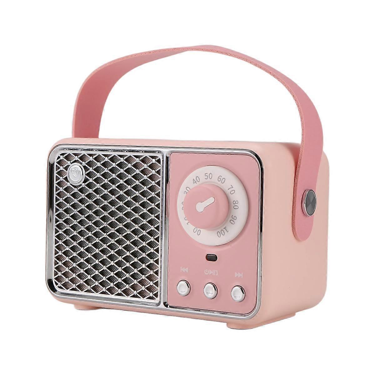 Bluetooth Speaker Portable Sound Speaker Music Wireless Radio FM Mini Blootooth Audio Pink