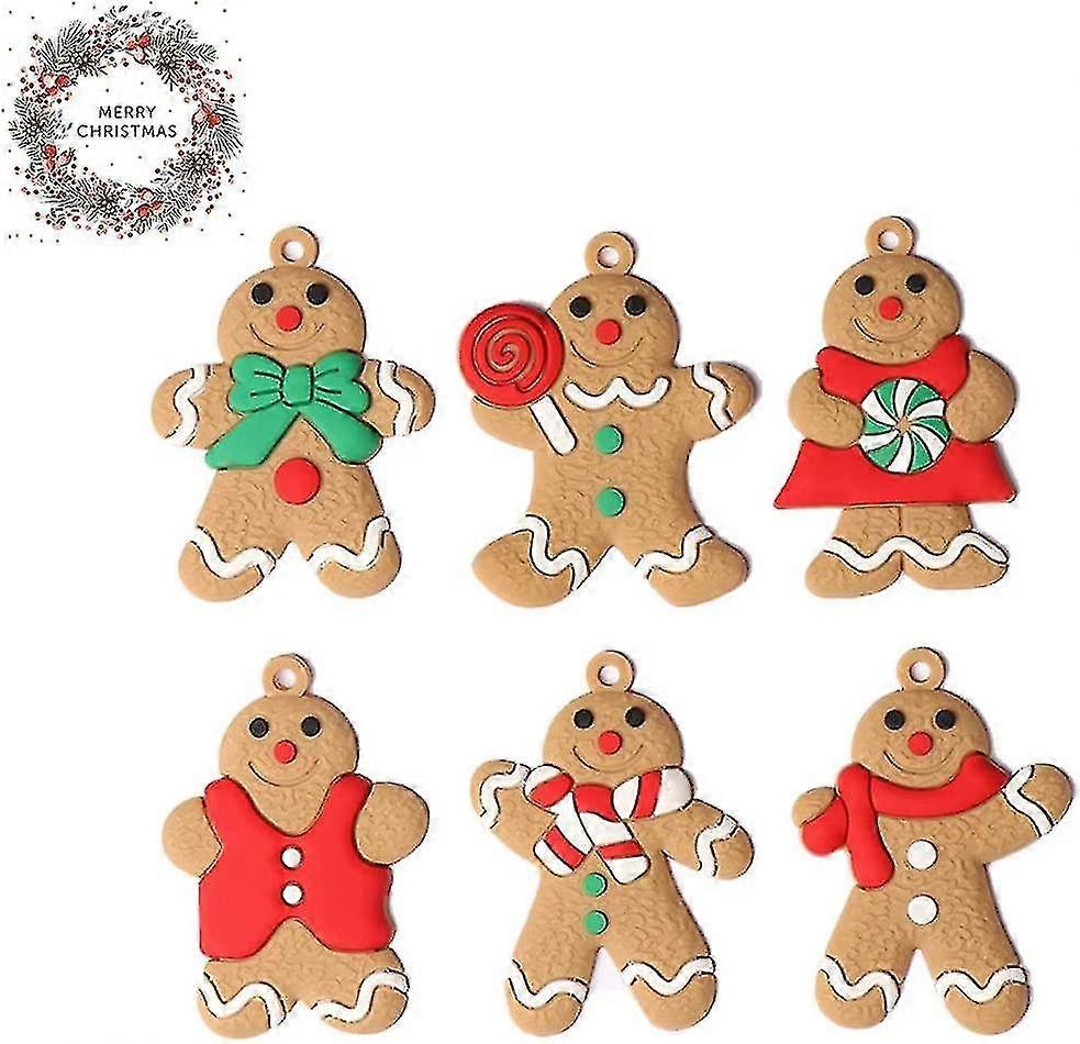 Lar Ginrbread Man Ornts Ginrbread R Set Ornts Set Of 12