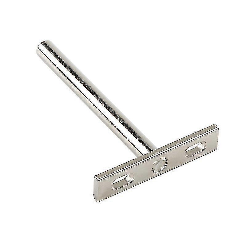 Floating Shelf Brackets, Hidden Shelf Brackets, T Brackets Fixings Hardware For Any Type(2pcs, Silver)