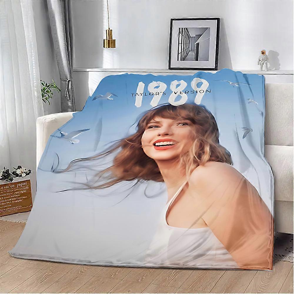 Sød tegneserie trykt tæppe picnic tæpper varmt tæppe bløde s-swifts behageligt tæppe hjem rejse fødselsdag t-taylors gave