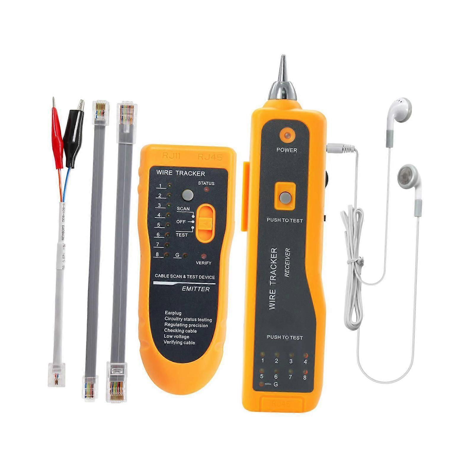 Network Cable Tester High Accuracy for Repairing Maintaining Cable Collation