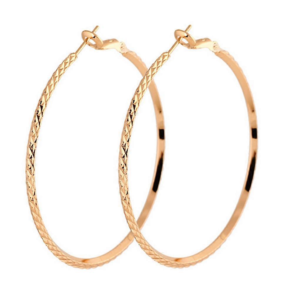 18K Gold Platinum Galvanized Earrings