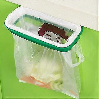 Kitchen Door Back Hanging Style Cabinet Stand Trash Garbage Bags Support Holder