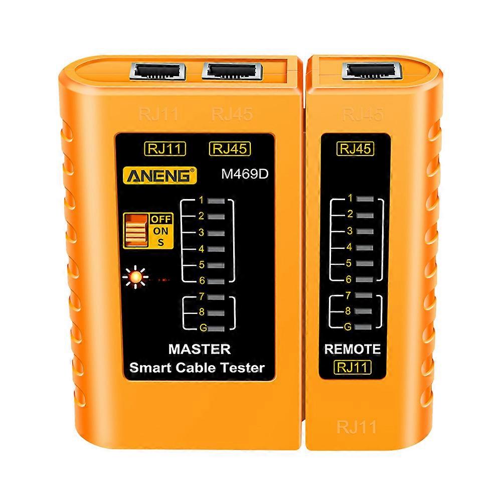 ANENG Network Cable Tester M469D RJ45 RJ11 LAN Cable Networking Wire Line Finder Multifunction Control Elements Test Tool