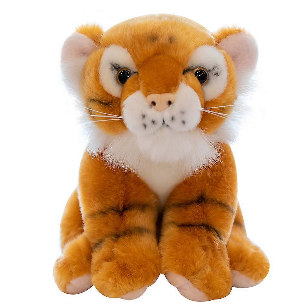 Simulation Sitting Tiger Anime Plush Toy Kids Gift 18cm