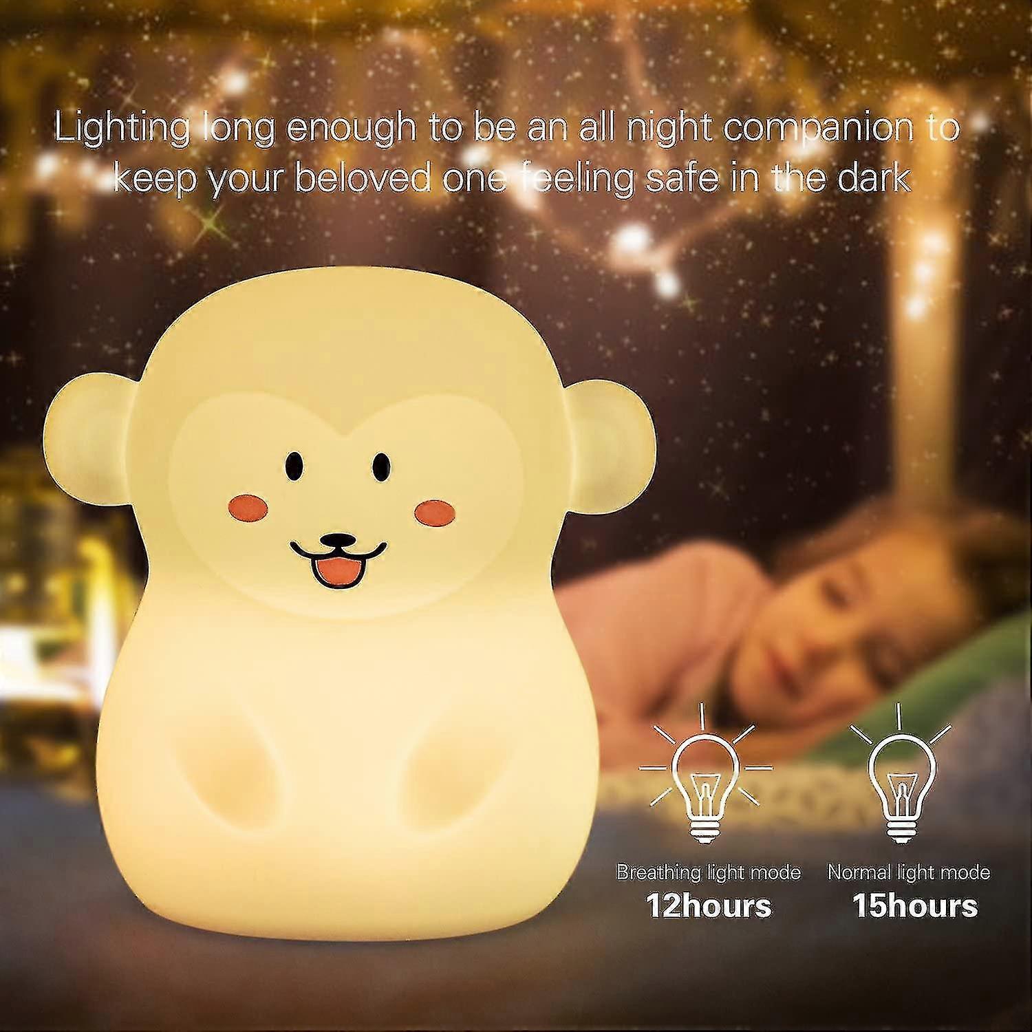 Kids Light, Touch Led Lamp, 9 Colors Usb Rechargeable Lamp