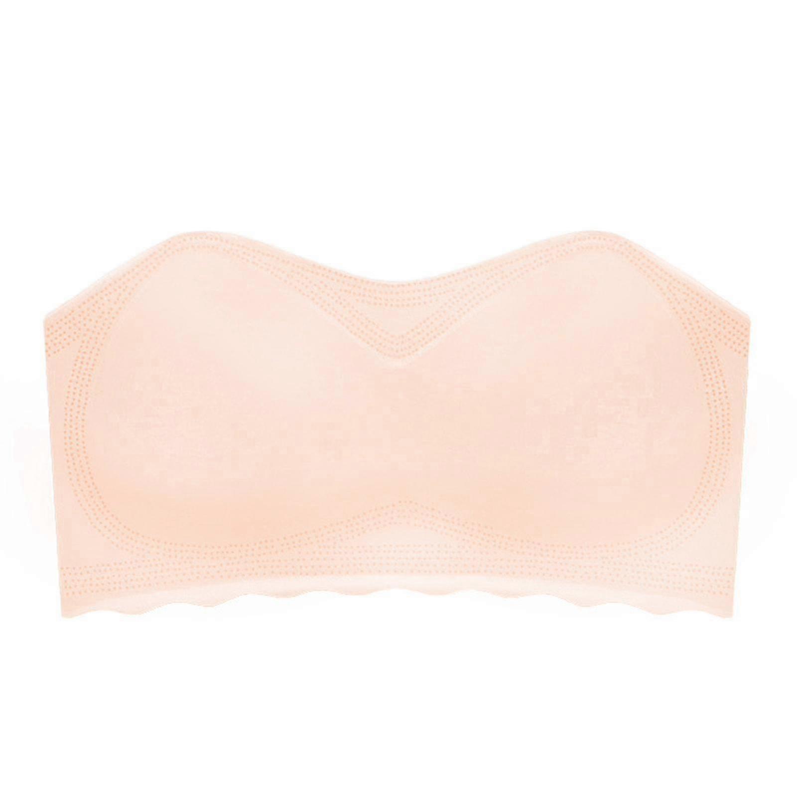 Avtagbar axelbands-BH Axelbandslös BH Tubtopp Underkläder Push Up Bygellös Vacker Rygg