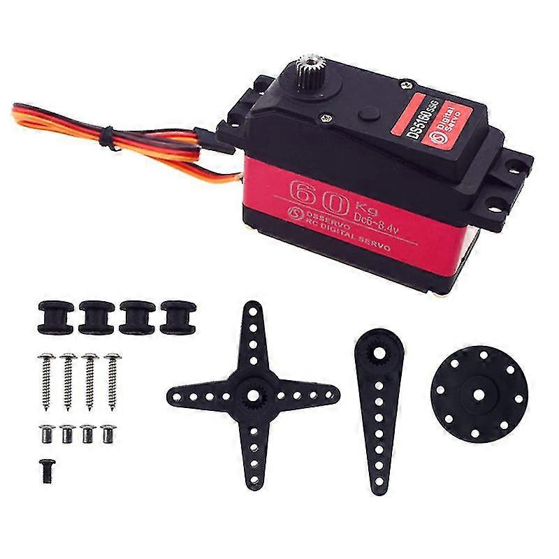 1piece Ds5160 60kg 8.4v High Voltage Waterproof Digital Servo For 1:5 Rc Car Savox-0236 Xl 5t Robot