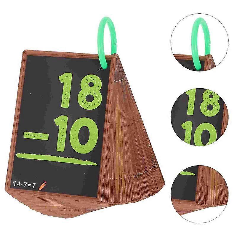 Kids Playset Study Card Learning Cards Subtraction Flash Students Cassette Kindergarten Math Resource Baby