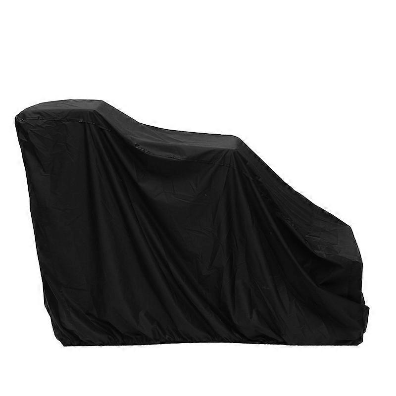 Heavy Duty Snowblower Cover, Two-Stage Snowblower Cover with Elastic Bottom Hem, 210D Polyester Fabric - Waterproof Snowblower Protector 45*60*33"