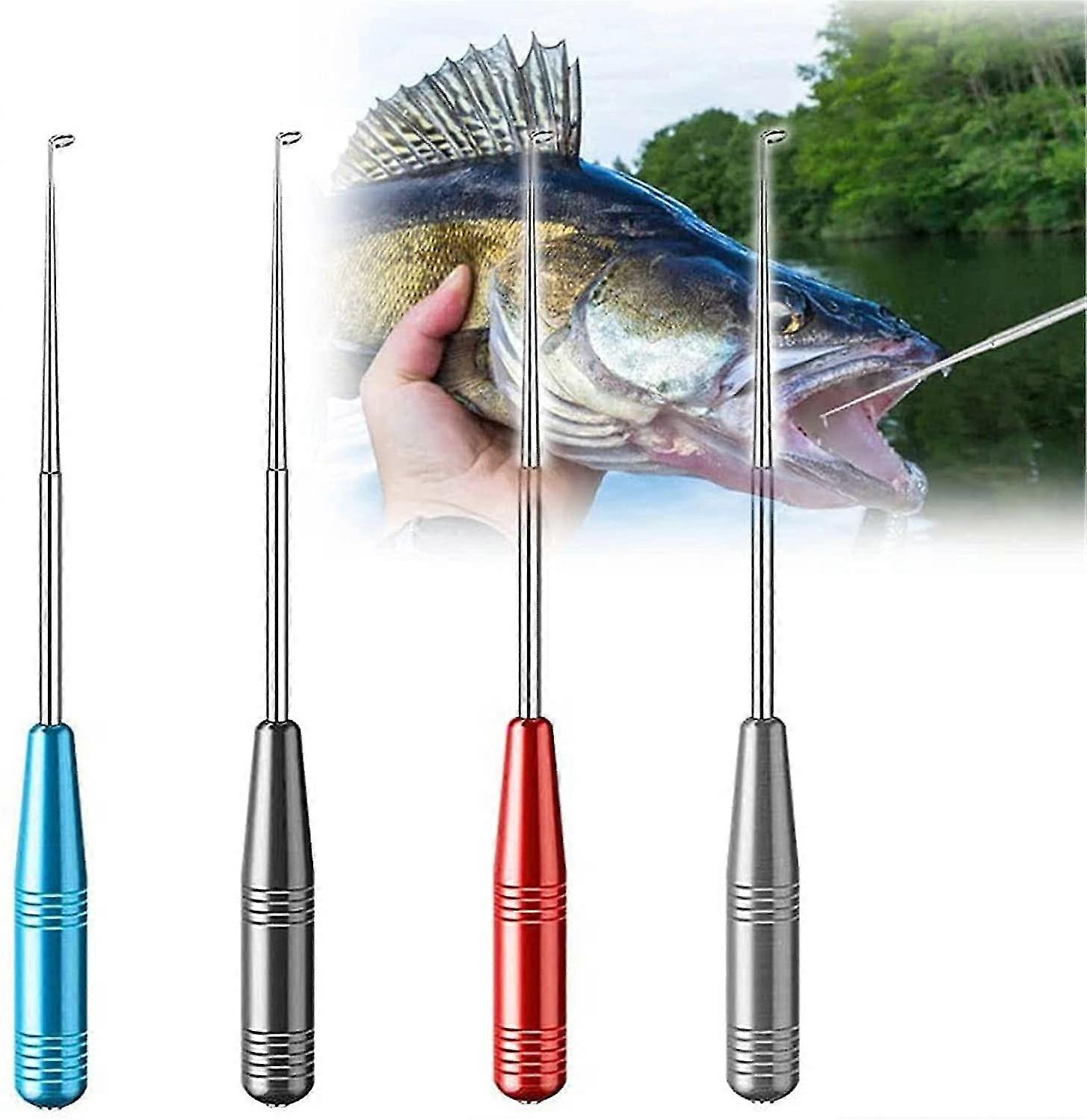 4pcs Stainless Steel Fishing Auger Auger
