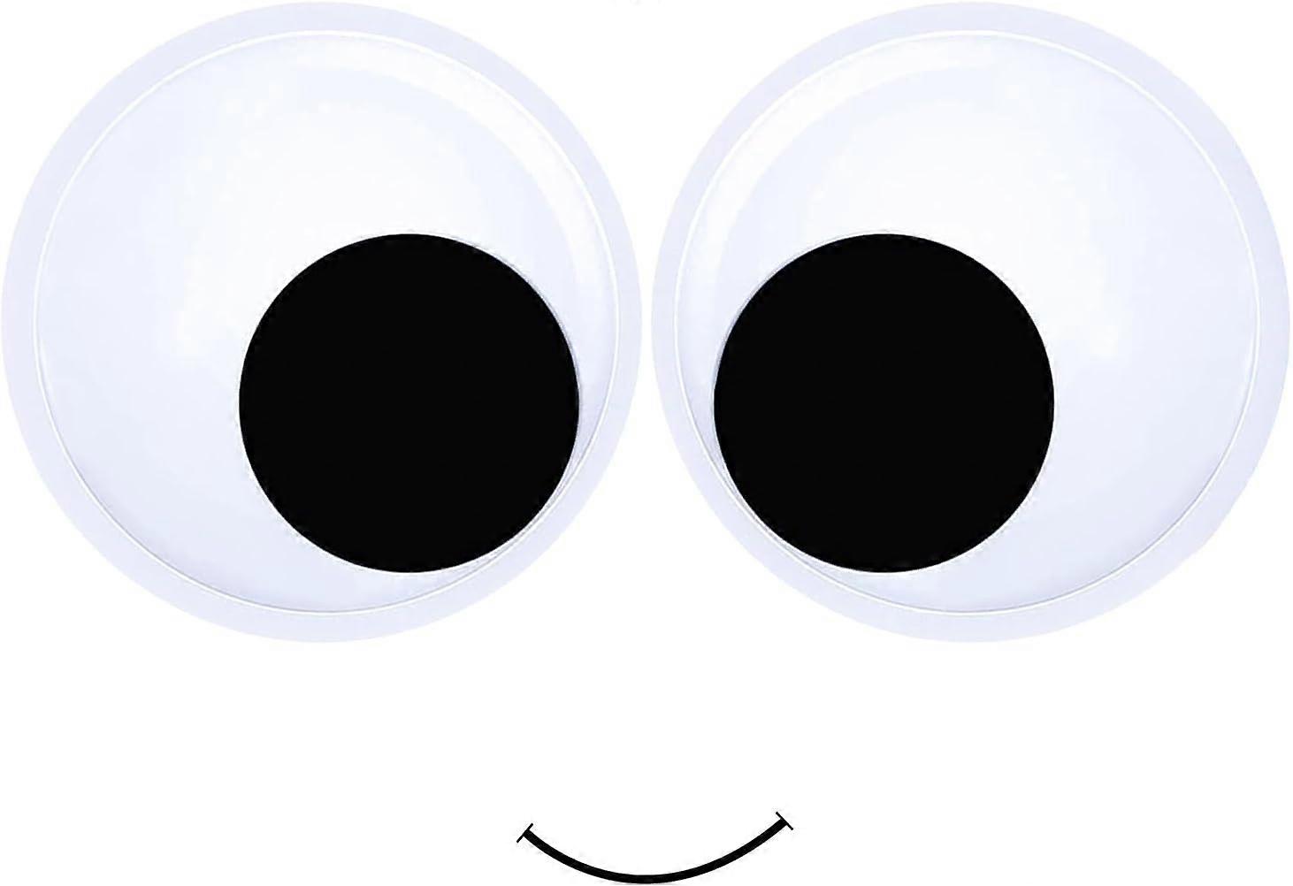 2 包巨大的 Googly 眼睛 大 Googly 眼睛自粘 15.4 厘米 摆动眼睛 大粘性 Googly 眼睛，用于 DIY 工艺品派对装饰