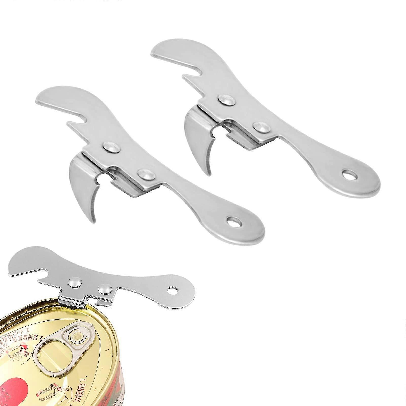 2 Pieces Can Opener, Bottle Opener, Tin Can Opener, Manual Can Opener, Can Opener, Beer Can Opener, Butterfly Can Opener, Multifunction Can Opener, St