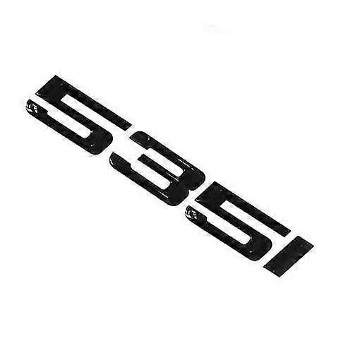 Bmw 535i πίσω γράμματα για κορμό καπακιού, σήμα, έμβλημα, 5 σειρές, γυαλιστερό μαύρο