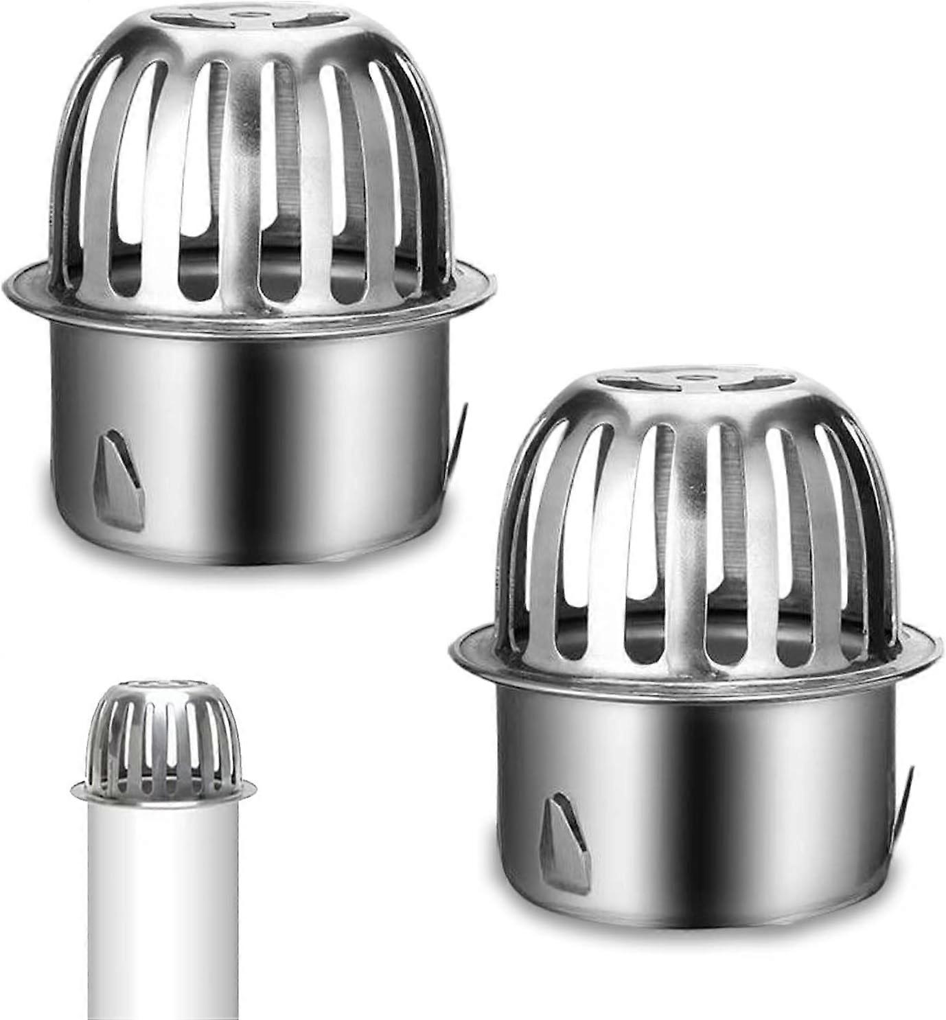 Pack of 2 Gutter Filters, Gutter Guard, Anti Leaf Gutter Guard, Gutter Downpipe to Help Keep Drain Clear