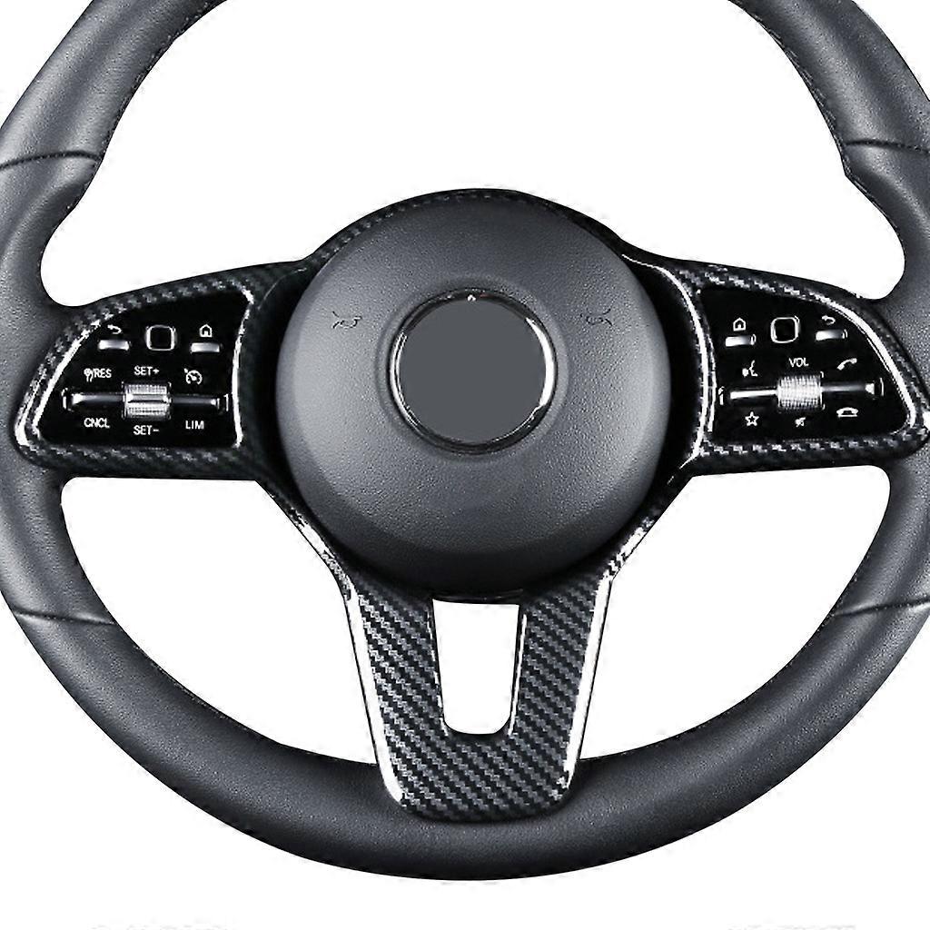 For E C G Class W204 2012-2016 Car Steering Wheel Button Frame Cover Trim