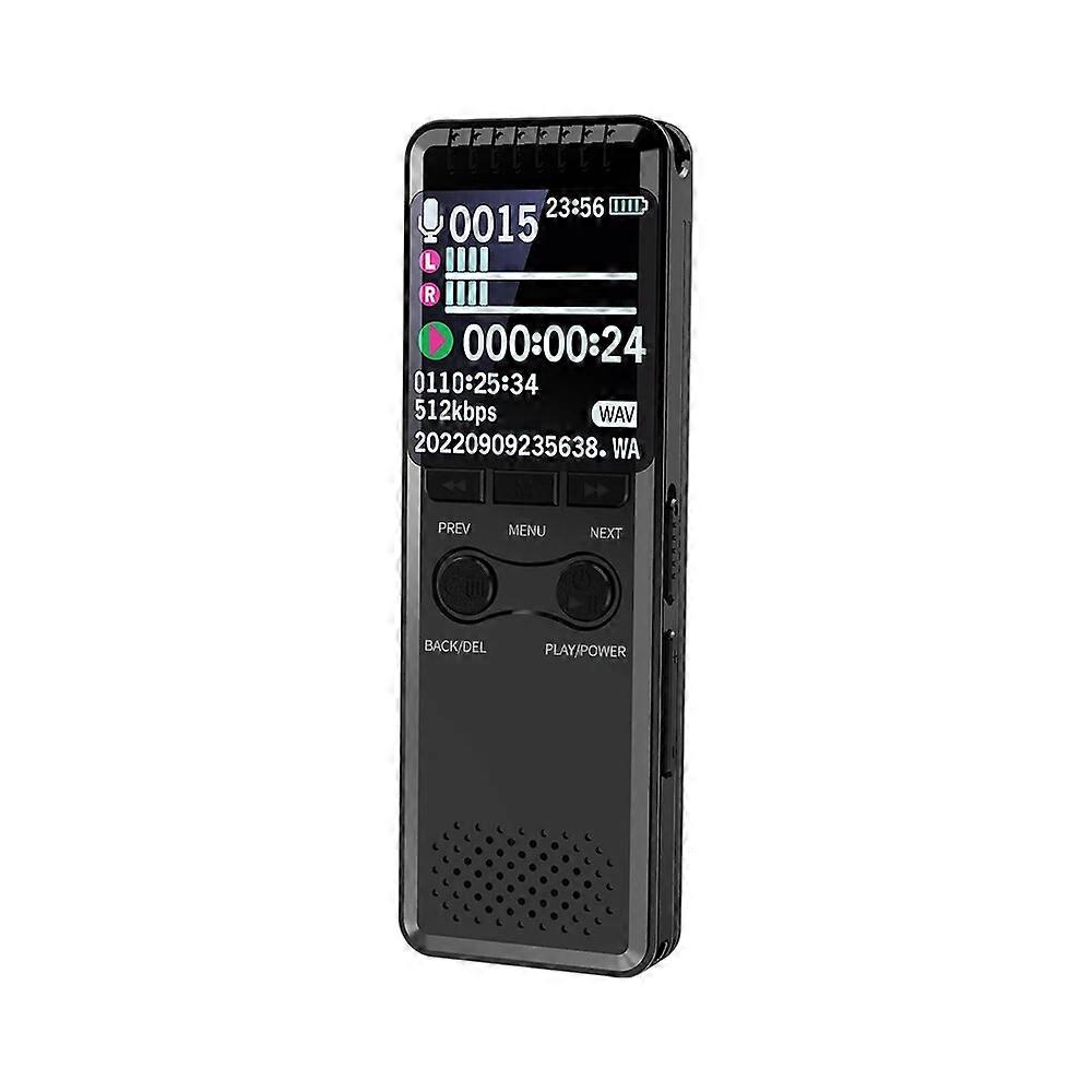 V30C Digital Mini Voice Recorder Colorful Screen HiFi MP3 Recording Password Protection for Interview Meeting Speech