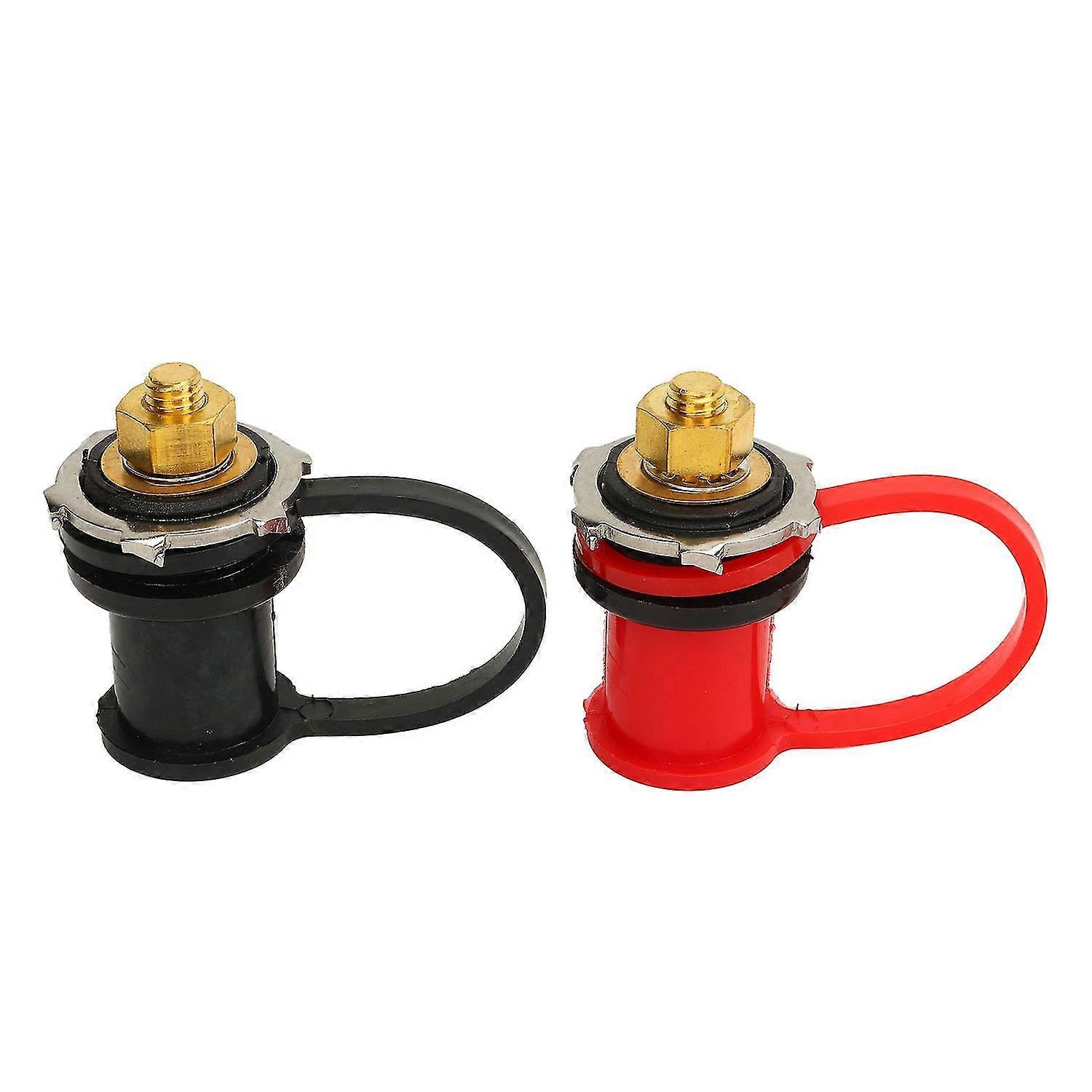 2PCS Battery Charging Post 3/8 Inch Stud Remote Terminal Junction Post Connector Kit for Welding Mac