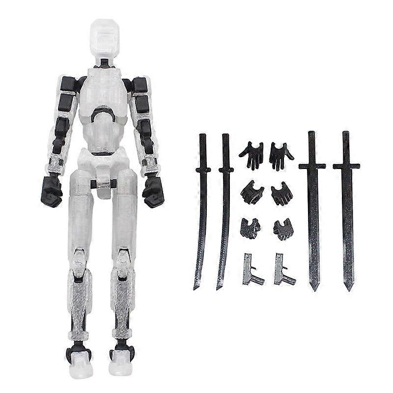 3D Printed Multi-Jointed Movable RobotT13 Multi-Articular Robot Action Figures