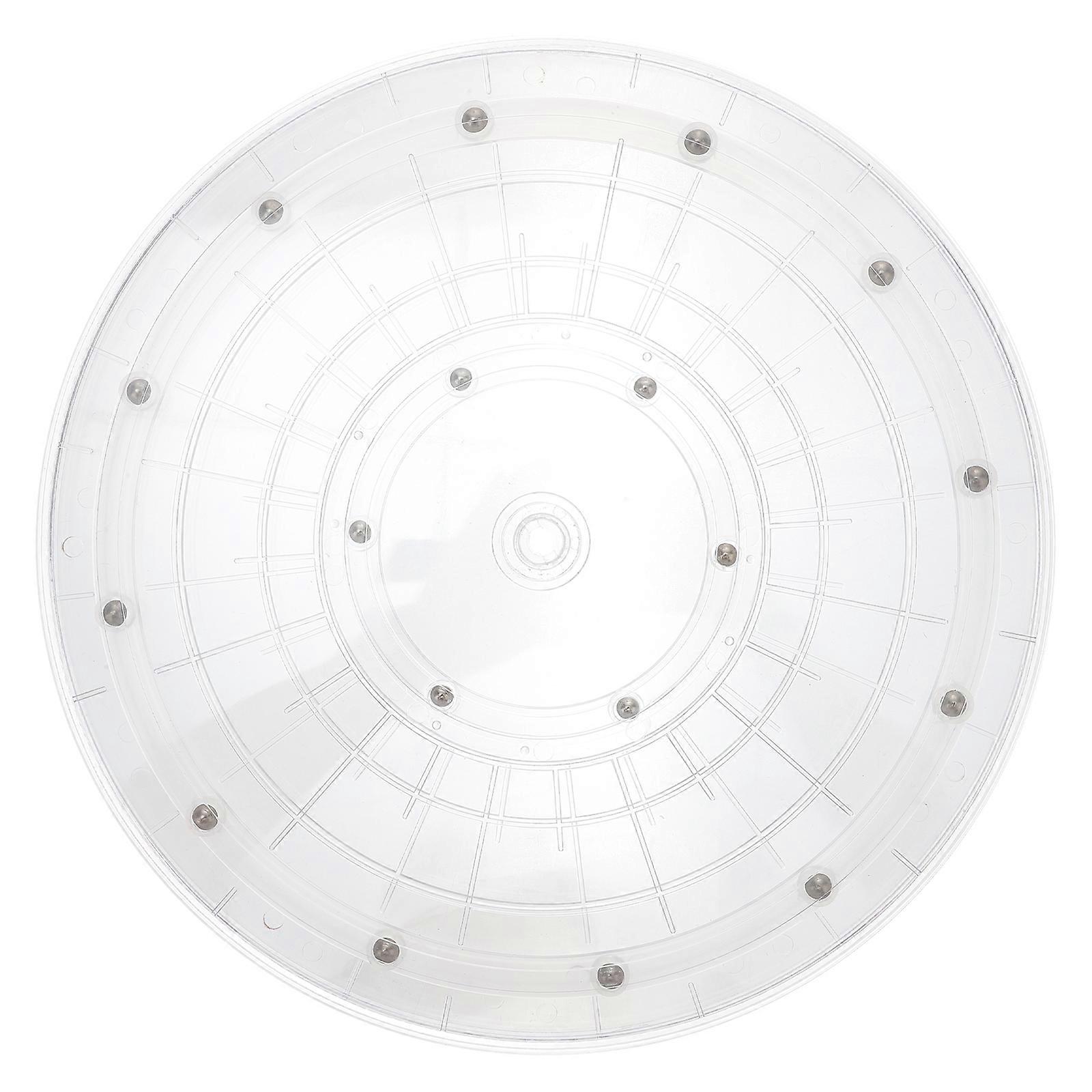 Clear Acrylic Turntable 360-degree Rotating Turntable Home Spice Turntable Desktop Turntable