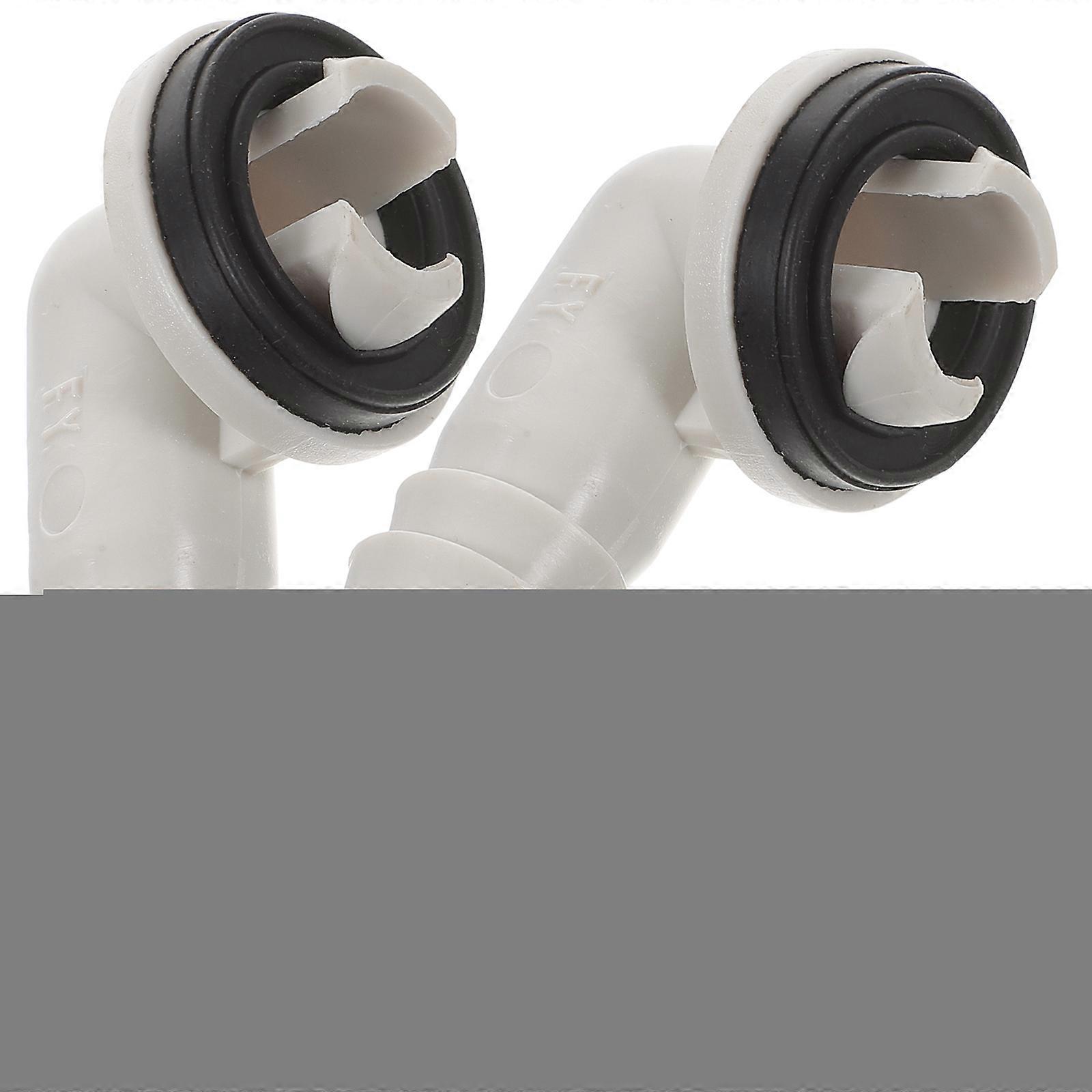 3pcs Ac Drain Hose Connector Split Unit Elbow Adapter 40mm Window Ac Unit Fitting Compatible for Midea 15mm