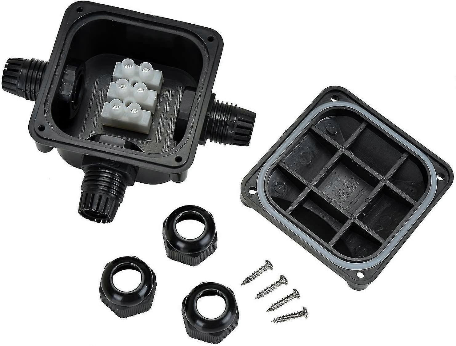 5pcs Waterproof Junction Box, Cable Sleeve, Waterproof Junction Box