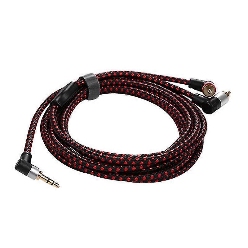 90 度 3.5mm オスから 2 RCA オスケーブル直角ステレオ補助 Y スプリッタコードマイクジャック Plu