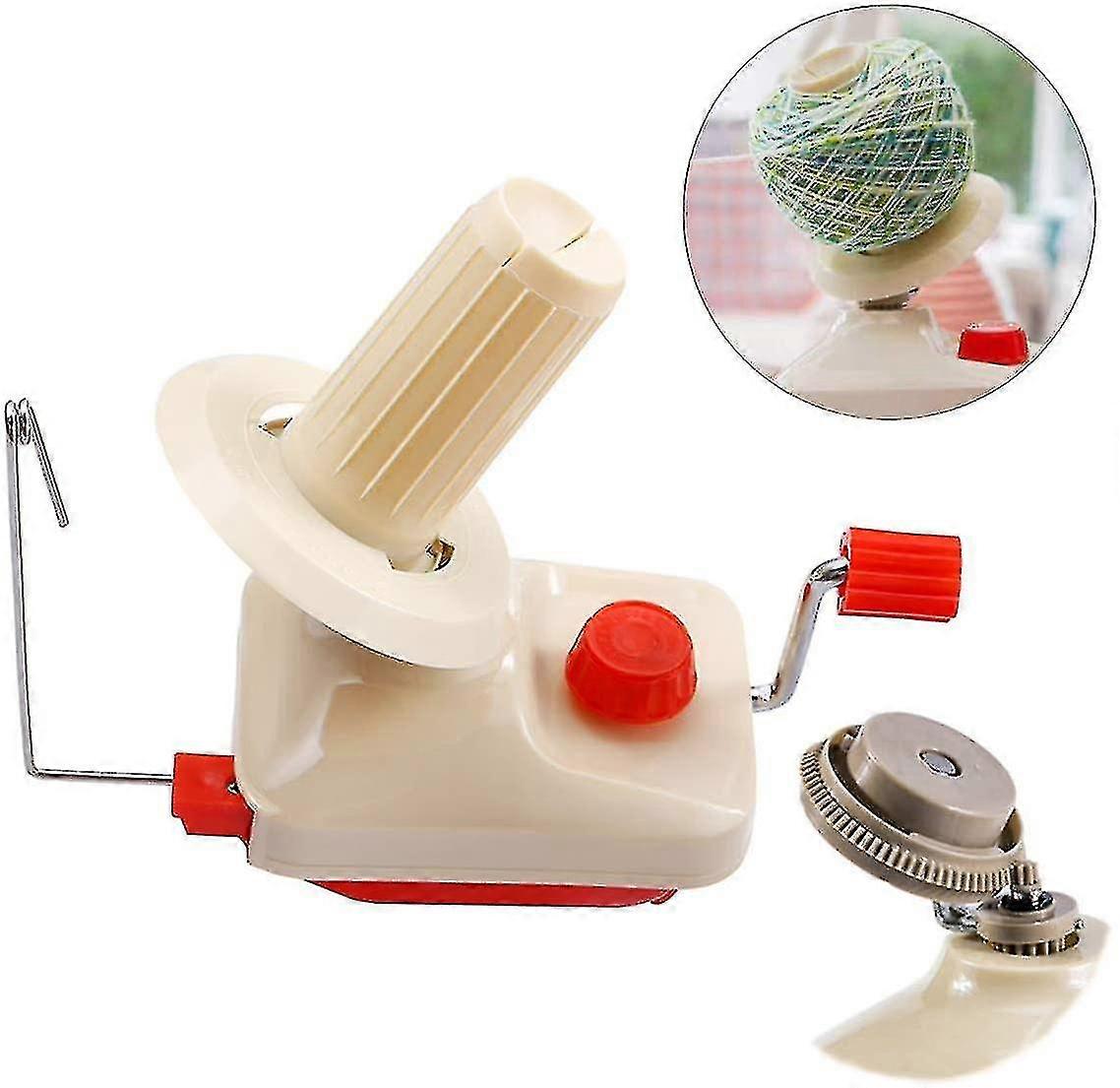 Yarn String Winder, Yarn Craft Fiber Swift Coiler Ball Holder, Hand Operated Wool Thread B