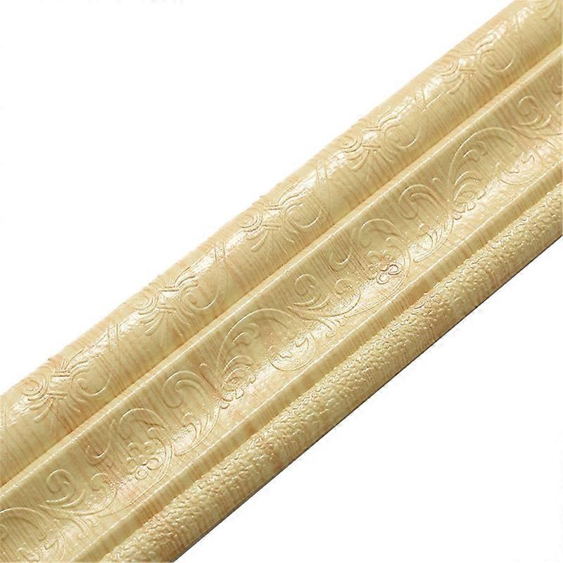 2.3m DIY Removable Self Adhesive Skirting Line Stickers TV Background Decals
