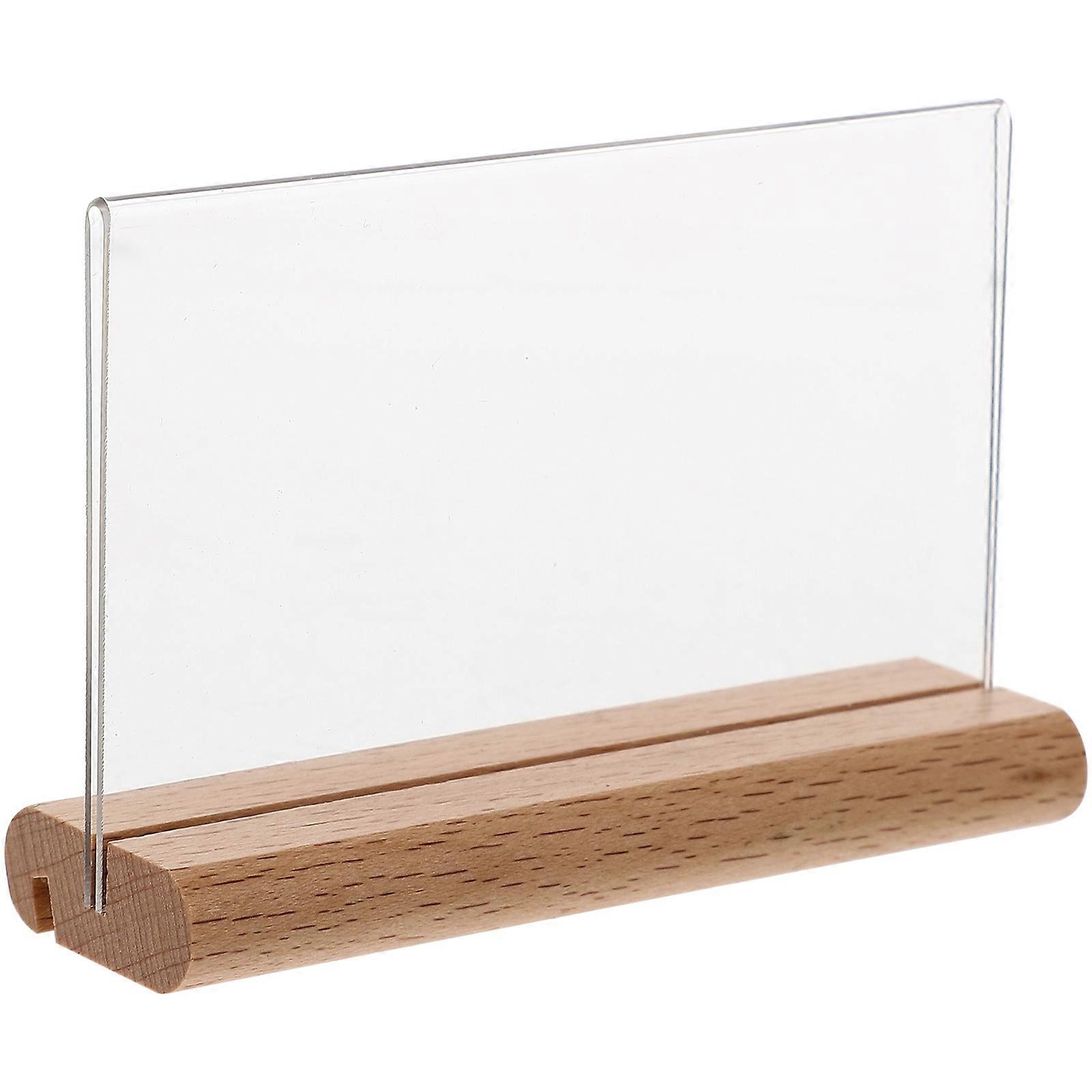 Sign Display Board Label Showing Stand Price Holder Tag Rack Display Board for Restaurant